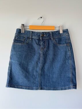 twik Blue Denim Mini Skirt